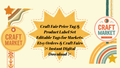 Craft Fair Price Tag & Product Label Set — Variant A